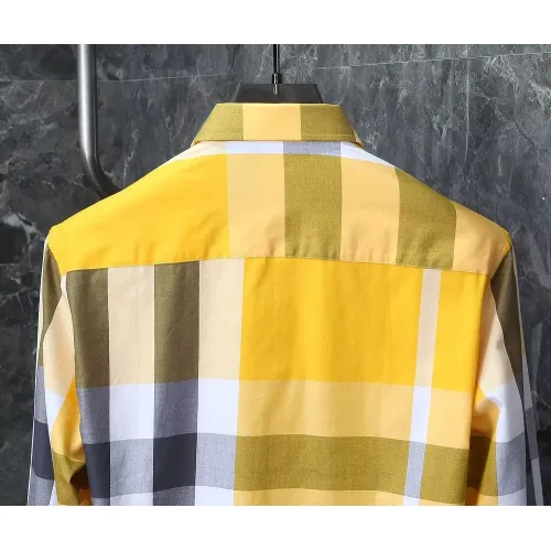 Replica Burberry Shirts Long Sleeved For Men #1423657 $38.00 USD for Wholesale