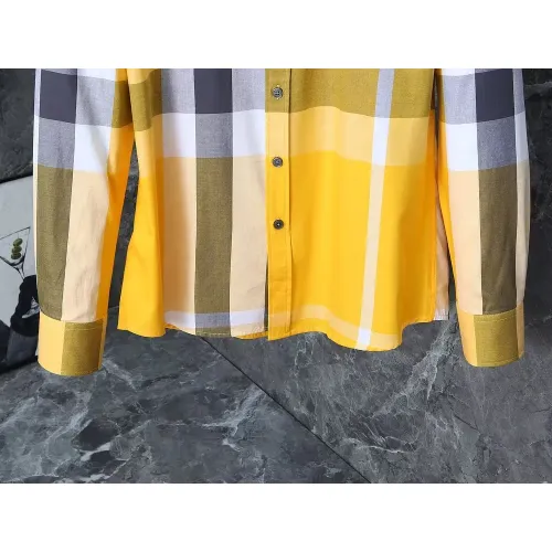 Replica Burberry Shirts Long Sleeved For Men #1423657 $38.00 USD for Wholesale