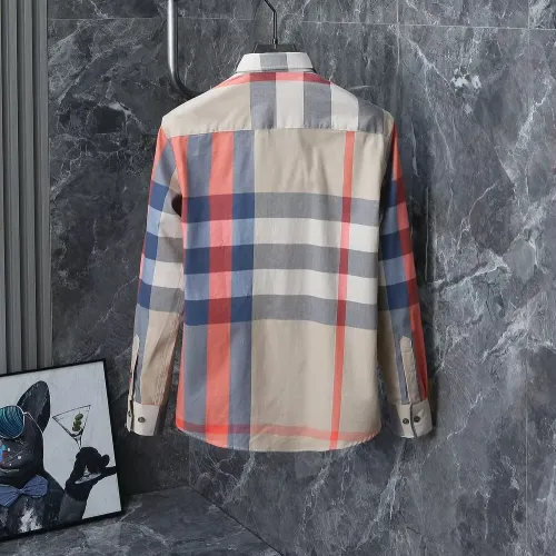 Replica Burberry Shirts Long Sleeved For Men #1423658 $38.00 USD for Wholesale