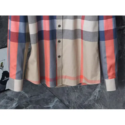 Replica Burberry Shirts Long Sleeved For Men #1423658 $38.00 USD for Wholesale