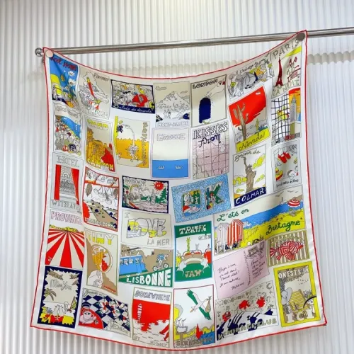 Hermes Silk Squares #1423694 $64.00 USD, Wholesale Replica Hermes Scarf