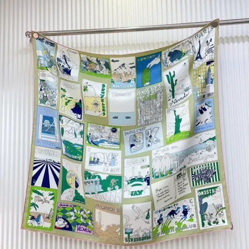 Hermes Silk Squares #1423695 $64.00 USD, Wholesale Replica Hermes Scarf