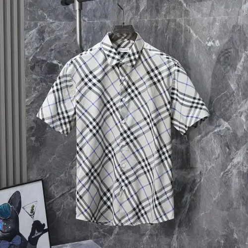 Burberry Shirts Short Sleeved For Men #1423719 $39.00 USD, Wholesale Replica Burberry Shirts