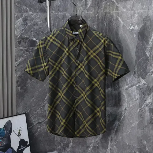 Burberry Shirts Short Sleeved For Men #1423722 $39.00 USD, Wholesale Replica Burberry Shirts