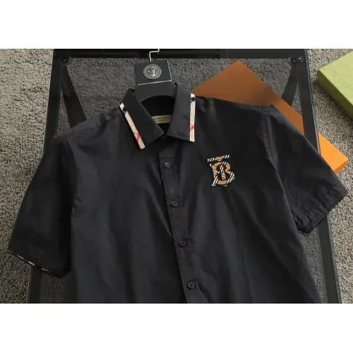 Replica Burberry Shirts Short Sleeved For Men #1423737 $38.00 USD for Wholesale