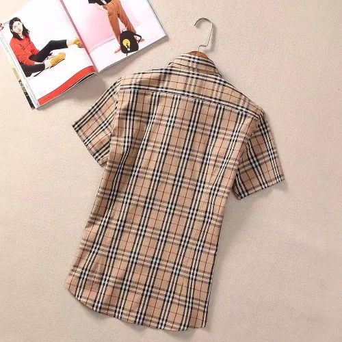 Replica Burberry Shirts Short Sleeved For Women #1423745 $36.00 USD for Wholesale