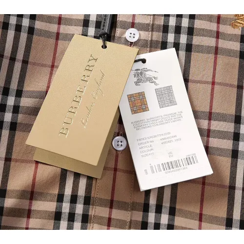 Replica Burberry Shirts Short Sleeved For Women #1423745 $36.00 USD for Wholesale