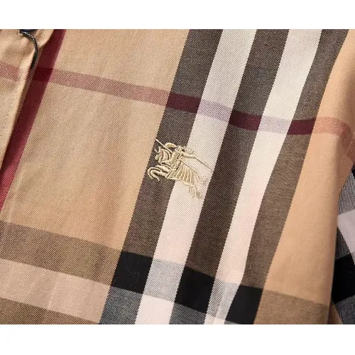 Replica Burberry Shirts Short Sleeved For Women #1423748 $36.00 USD for Wholesale