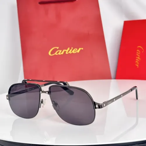Cartier AAA Quality Sunglassess #1423825 $60.00 USD, Wholesale Replica Cartier AAA Quality Sunglassess