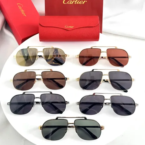Replica Cartier AAA Quality Sunglassess #1423826 $60.00 USD for Wholesale