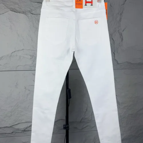 Replica Hermes Jeans For Men #1423869 $48.00 USD for Wholesale