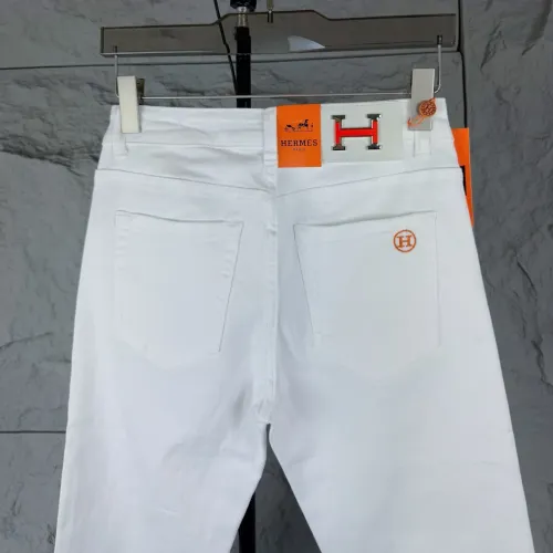 Replica Hermes Jeans For Men #1423869 $48.00 USD for Wholesale