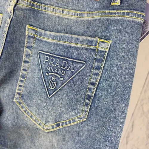 Replica Prada Jeans For Men #1423893 $52.00 USD for Wholesale
