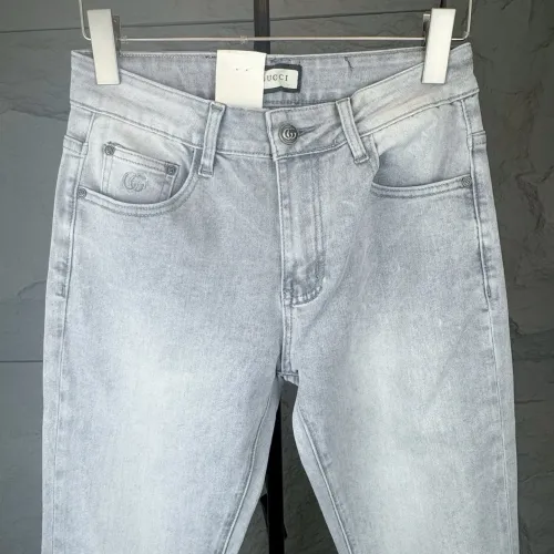 Replica Gucci Jeans For Men #1423958 $48.00 USD for Wholesale