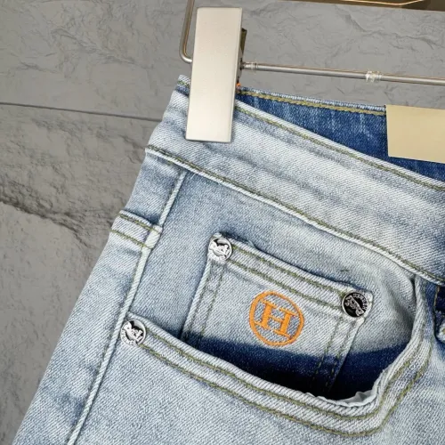 Replica Hermes Jeans For Men #1423961 $52.00 USD for Wholesale