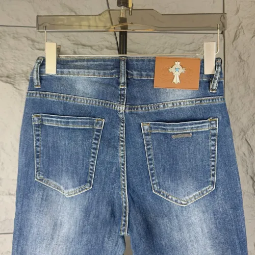 Replica Chrome Hearts Jeans For Men #1424090 $48.00 USD for Wholesale
