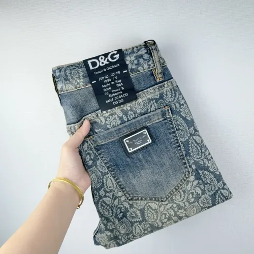 Replica Dolce & Gabbana D&G Jeans For Men #1424122 $52.00 USD for Wholesale