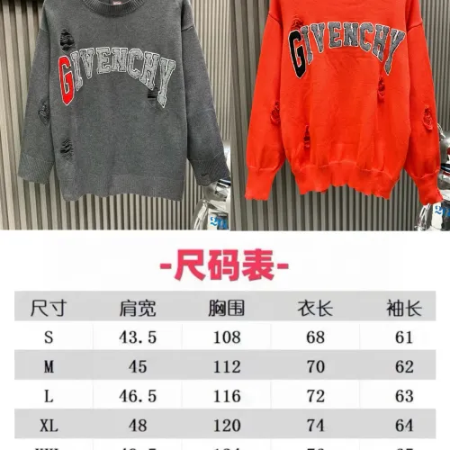Replica Givenchy Sweaters Long Sleeved For Unisex #1424137 $60.00 USD for Wholesale