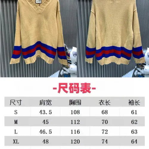 Replica Gucci Sweaters Long Sleeved For Unisex #1424140 $60.00 USD for Wholesale