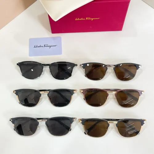 Replica Salvatore Ferragamo AAA Quality Sunglasses #1424157 $56.00 USD for Wholesale