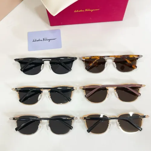 Replica Salvatore Ferragamo AAA Quality Sunglasses #1424161 $56.00 USD for Wholesale