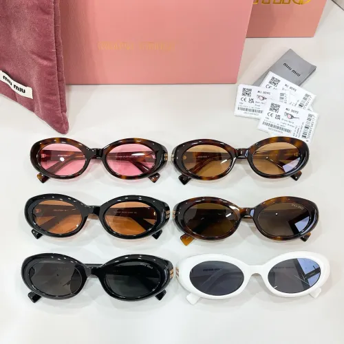 Replica MIU MIU AAA Quality Sunglasses #1424173 $68.00 USD for Wholesale