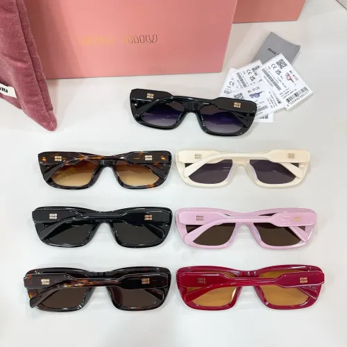 Replica MIU MIU AAA Quality Sunglasses #1424184 $60.00 USD for Wholesale