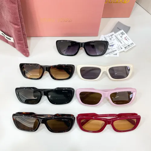 Replica MIU MIU AAA Quality Sunglasses #1424184 $60.00 USD for Wholesale