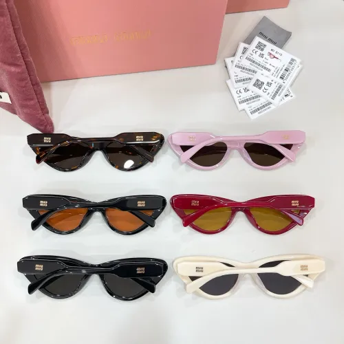 Replica MIU MIU AAA Quality Sunglasses #1424191 $60.00 USD for Wholesale