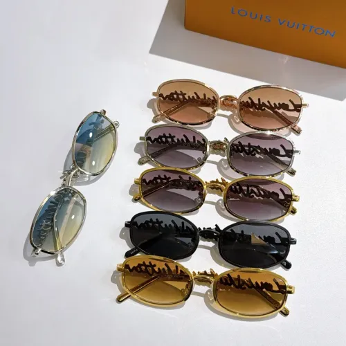 Replica Louis Vuitton AAA Quality Sunglasses #1424216 $60.00 USD for Wholesale
