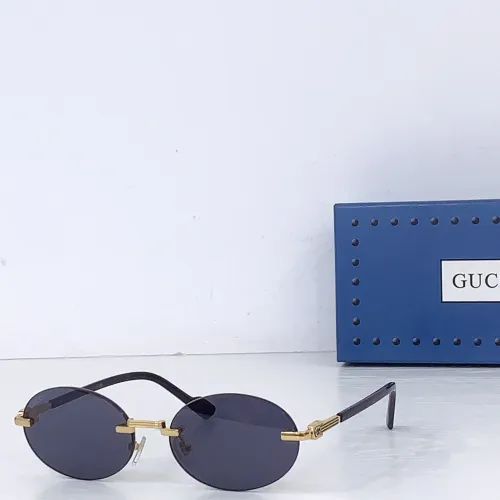 Gucci AAA Quality Sunglasses #1424228 $60.00 USD, Wholesale Replica Gucci AAA Quality Sunglasses