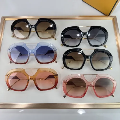 Replica Fendi AAA Quality Sunglasses #1424265 $68.00 USD for Wholesale