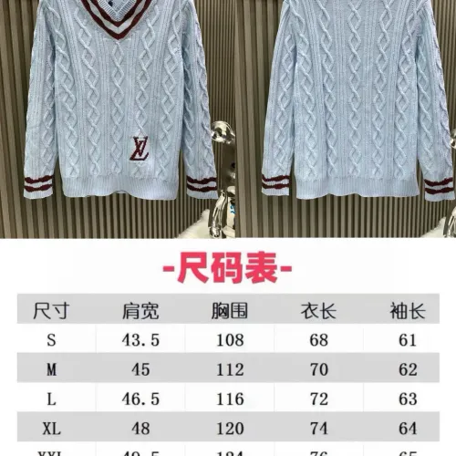Replica Louis Vuitton LV Sweaters Long Sleeved For Unisex #1424266 $68.00 USD for Wholesale