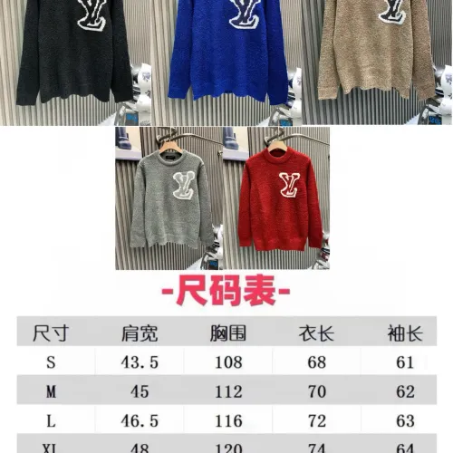 Replica Louis Vuitton LV Sweaters Long Sleeved For Unisex #1424287 $72.00 USD for Wholesale