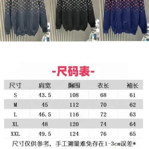 Replica Louis Vuitton LV Sweaters Long Sleeved For Unisex #1424361 $48.00 USD for Wholesale