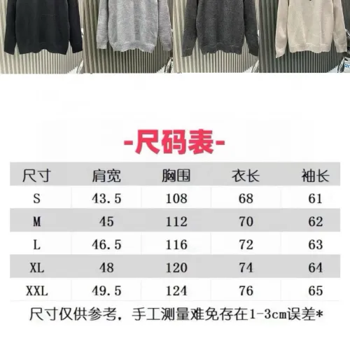 Replica Burberry Fashion Sweaters Long Sleeved For Unisex #1424374 $72.00 USD for Wholesale