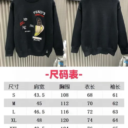 Replica Fendi Sweaters Long Sleeved For Unisex #1424398 $76.00 USD for Wholesale