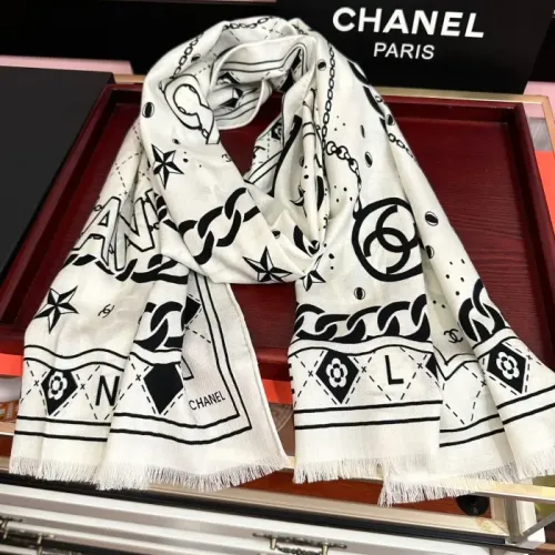 Replica Chanel Silk Scarf #1424416 $80.00 USD for Wholesale