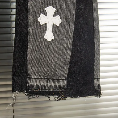 Replica Chrome Hearts Jeans For Men #1424497 $48.00 USD for Wholesale