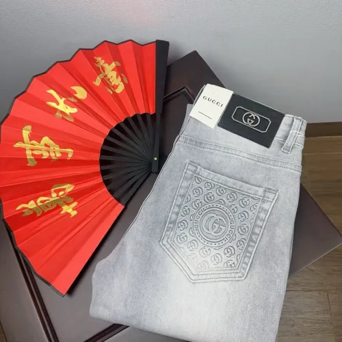 Replica Gucci Jeans For Men #1424530 $48.00 USD for Wholesale