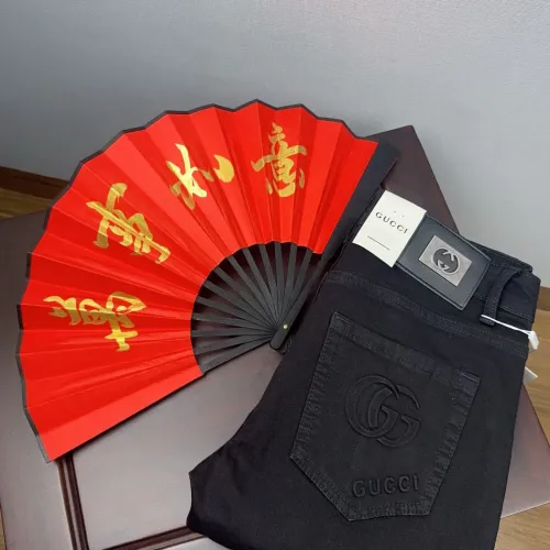 Replica Gucci Jeans For Men #1424531 $48.00 USD for Wholesale