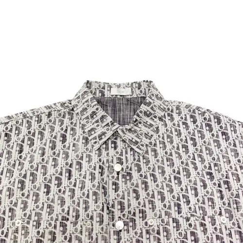 Replica Christian Dior Shirts Long Sleeved For Men #1424597 $40.00 USD for Wholesale