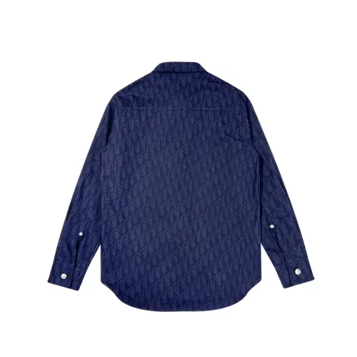 Replica Christian Dior Shirts Long Sleeved For Men #1424598 $42.00 USD for Wholesale