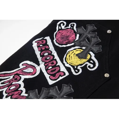 Replica Chrome Hearts Jeans For Men #1424664 $52.00 USD for Wholesale