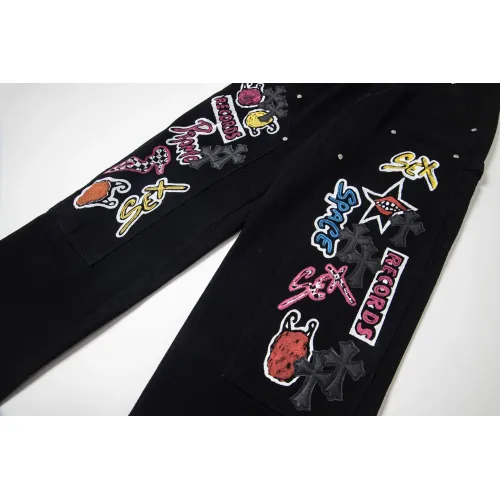 Replica Chrome Hearts Jeans For Men #1424664 $52.00 USD for Wholesale