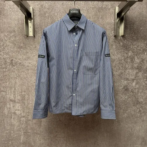 Balenciaga Shirts Long Sleeved For Men #1424683 $80.00 USD, Wholesale Replica Balenciaga Shirts
