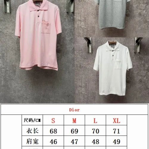 Replica Christian Dior T-Shirts Short Sleeved For Men #1424708 $52.00 USD for Wholesale