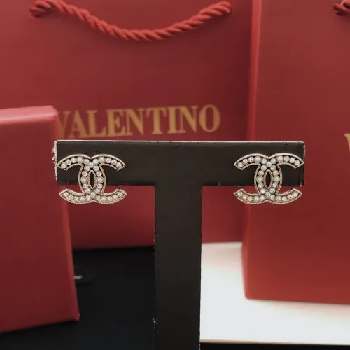 Replica Chanel Earrings For Women #1424851 $25.00 USD for Wholesale