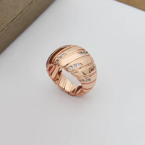 Bvlgari Rings In Rose Gold For Unisex #1424870 $25.00 USD, Wholesale Replica Bvlgari Rings