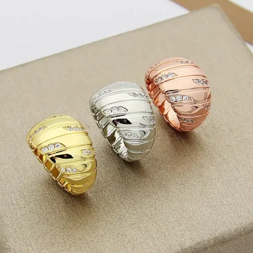 Replica Bvlgari Rings In Gold For Unisex #1424871 $25.00 USD for Wholesale